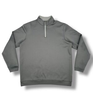 Mizzen+Main Trim Fit Gray Quarter Zip XXL Golf Stretch Performance Pullover USA